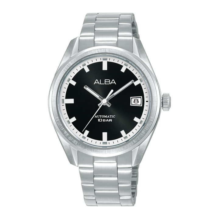 ALBA AU4095X MECHANICAL AUTOMATIC BLACK DIAL MEN WATCH