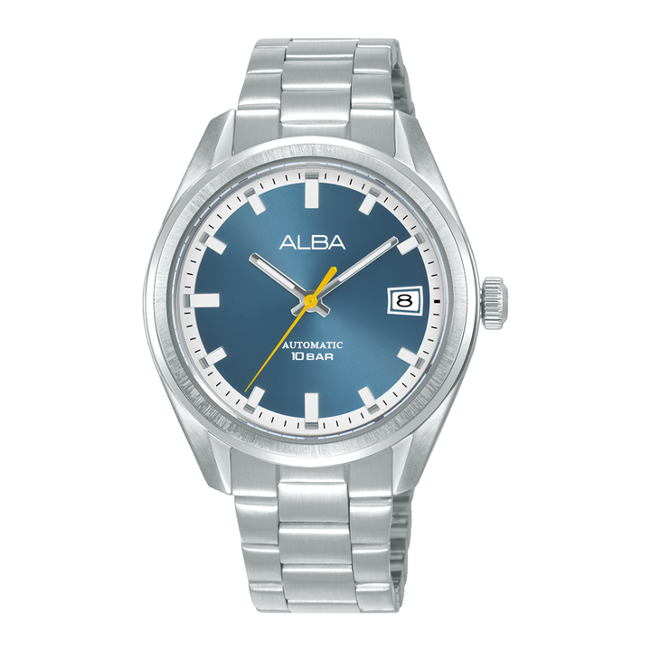 ALBA AU4097X MECHANICAL AUTOMATIC BLUE DIAL MEN WATCH