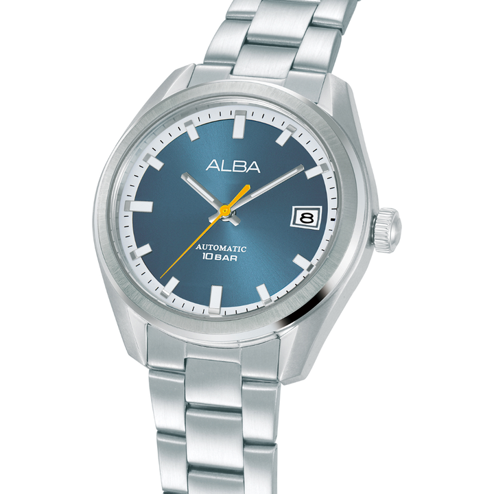 ALBA AU4097X MECHANICAL AUTOMATIC BLUE DIAL MEN WATCH