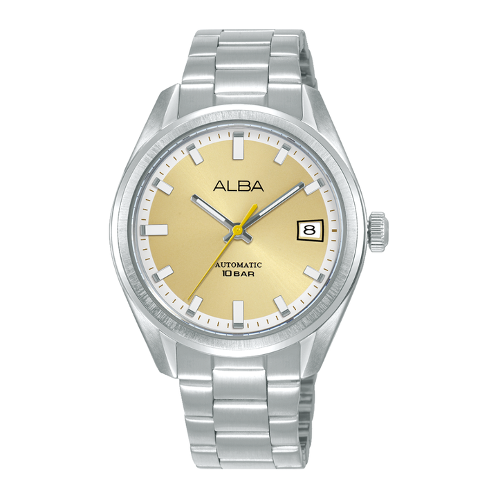 ALBA AU4101X MECHANICAL AUTOMATIC CARAMEL DIAL MEN WATCH