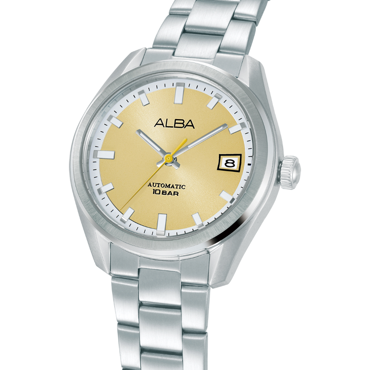 ALBA AU4101X MECHANICAL AUTOMATIC CARAMEL DIAL MEN WATCH