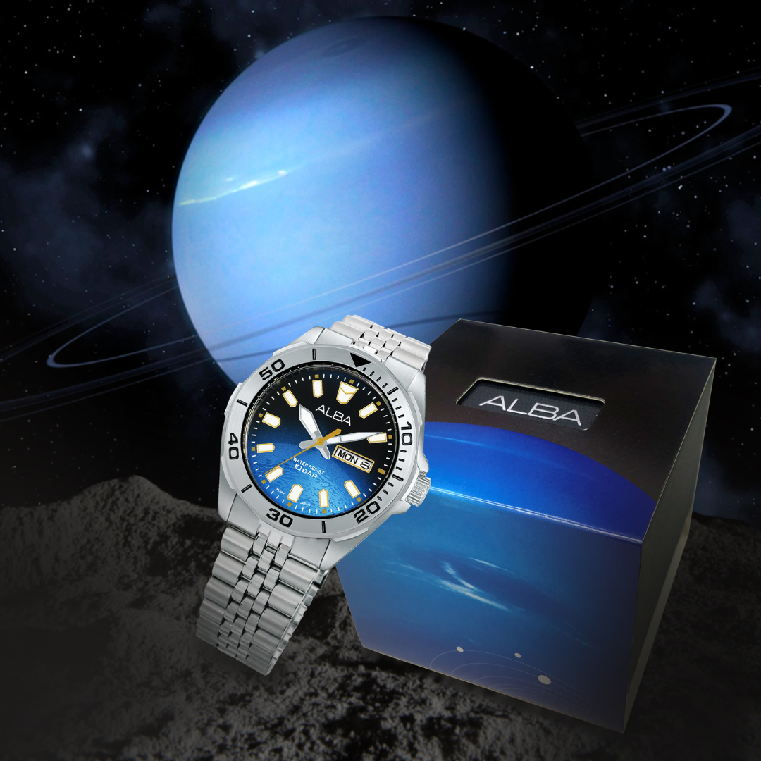 ALBA AV3589X ACTIVE QUARTZ STAINLESS STEEL MEN WATCH