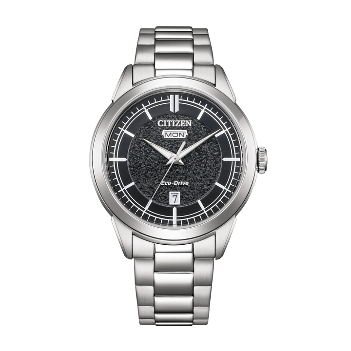 Citizen AW0151-85E Eco-Drive day-date 40.5mm stainless steel bracelet 100m