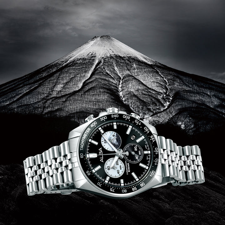 ALBA AX7025X SIGNA QUARTZ CHRONOGRAPH MEN WATCH