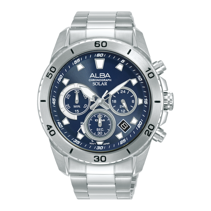 ALBA AZ5013X ACTIVE SOLAR CHRONOGRAPH MEN WATCH
