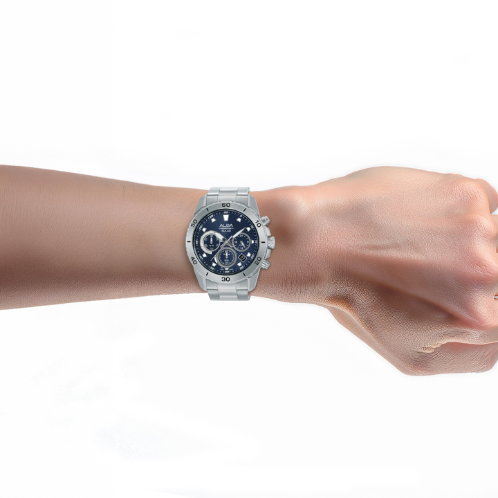 ALBA AZ5013X ACTIVE SOLAR CHRONOGRAPH MEN WATCH