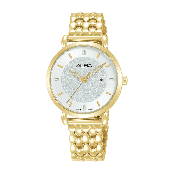 ALBA AH7DS8X FASHION QUARTZ 3 HANDS DATE WOMEN WATCH