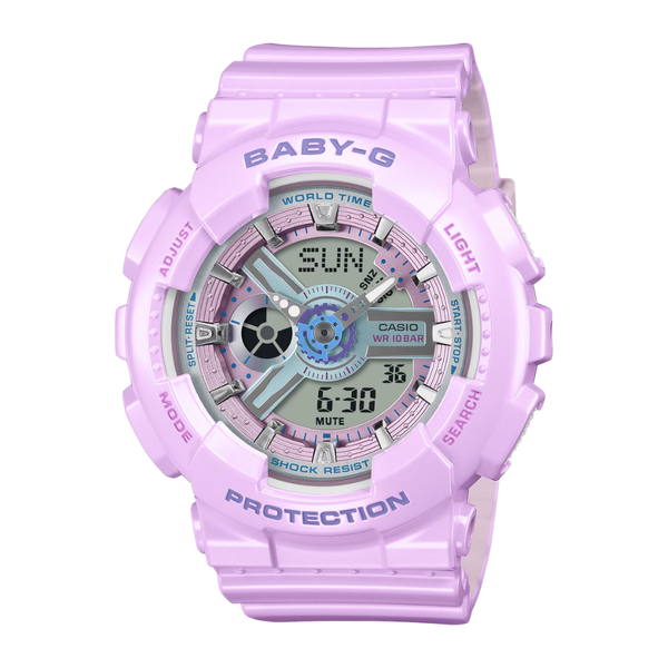 CASIO BABY-G BA-110MC-6ADR ANALOG-DIGITAL PURPLE WOMEN WATCH