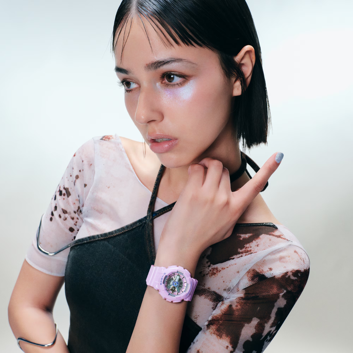 CASIO BABY-G BA-110MC-6ADR ANALOG-DIGITAL PURPLE WOMEN WATCH