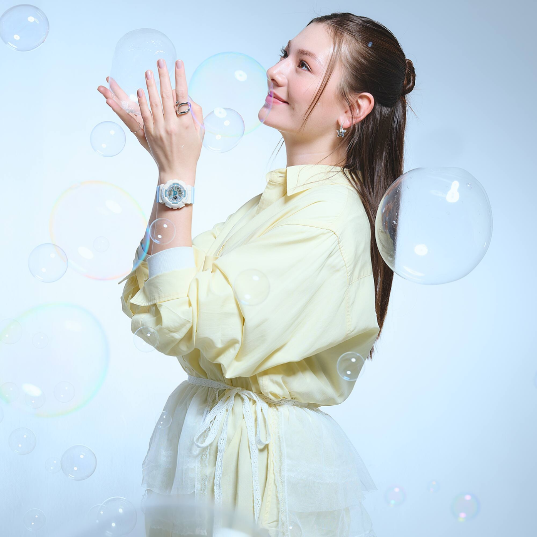 CASIO BABY-G BA-110PD-2ADR ANALOG-DIGITAL BLUE WOMEN WATCH