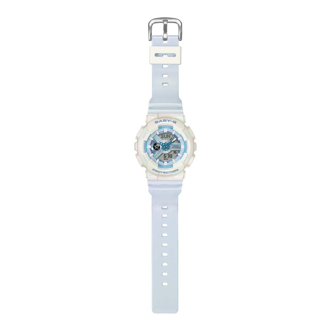 CASIO BABY-G BA-110PD-2ADR ANALOG-DIGITAL BLUE WOMEN WATCH