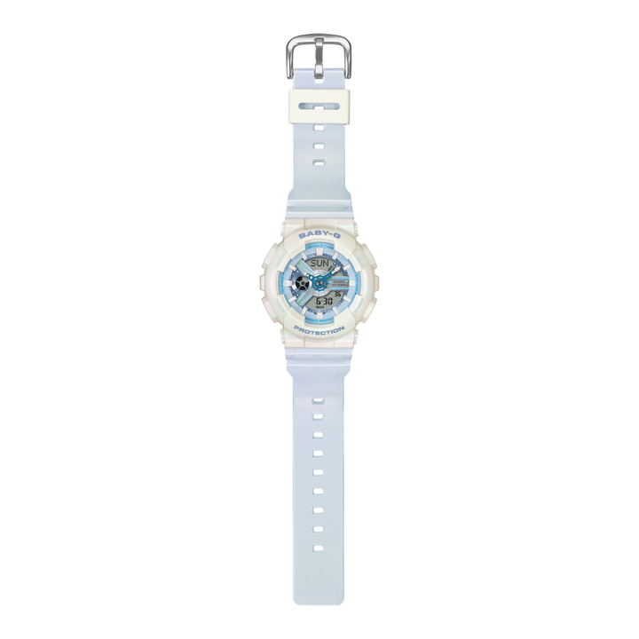 CASIO BABY-G BA-110PD-2ADR ANALOG-DIGITAL BLUE WOMEN WATCH