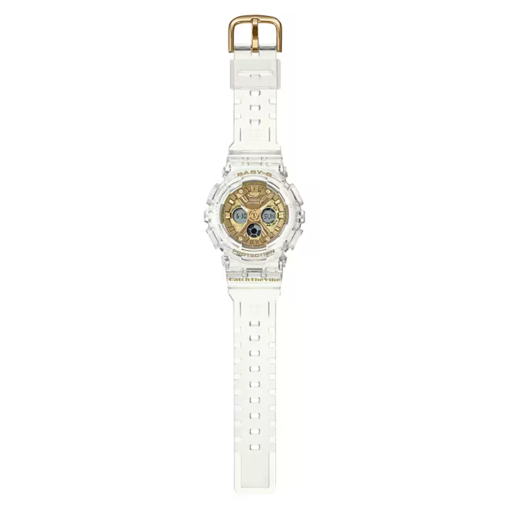CASIO BABY-G BA-130CVG-7ADR SPECIAL COLOUR MODELS WHITE GOLD WATCH