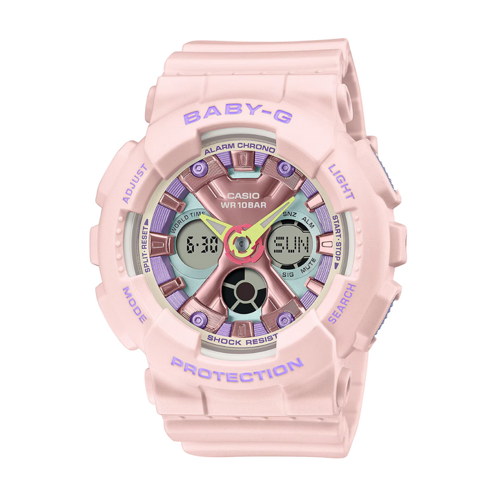 CASIO BABY-G BA-130PM-4ADR ANALOG-DIGITAL PINK WATCH