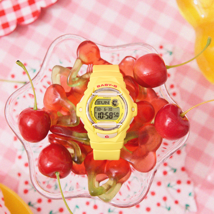 CASIO BABY-G BG-169CH-9DR DIGITAL YELLOW WOMEN WATCH
