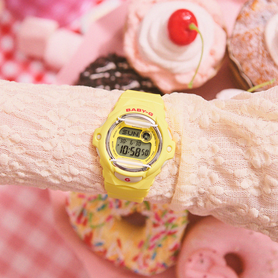 CASIO BABY-G BG-169CH-9DR DIGITAL YELLOW WOMEN WATCH