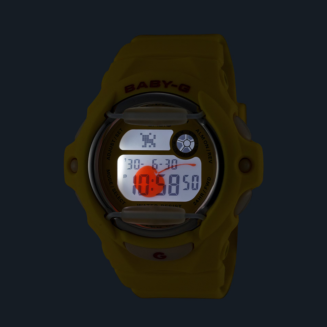CASIO BABY-G BG-169CH-9DR DIGITAL YELLOW WOMEN WATCH