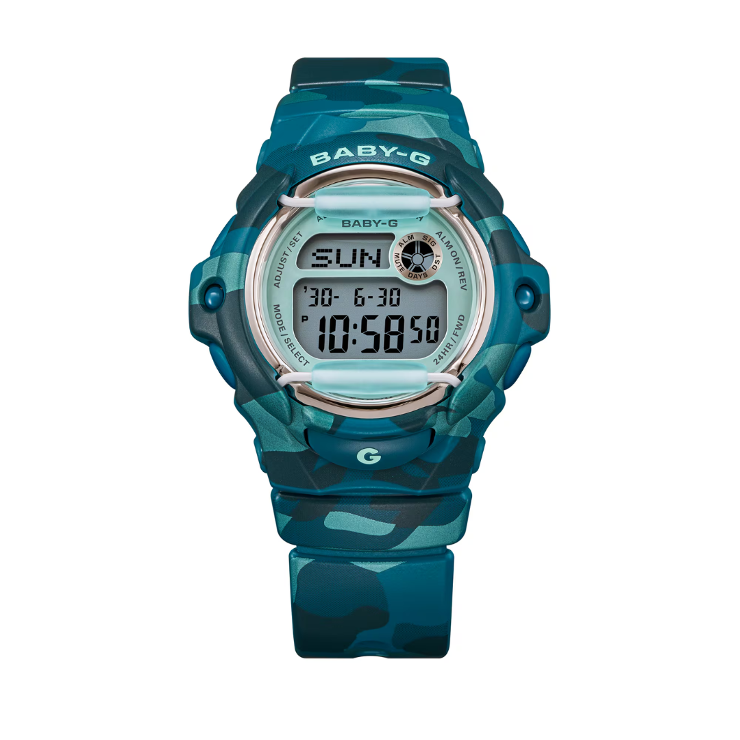 CASIO BABY-G BG-169CM-2DR BOLD CAMO DIGITAL WATCH