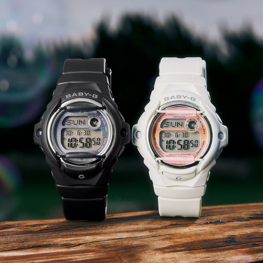 CASIO BABY-G BG-169GD-7DR DIGITAL MATTE WHITE WOMEN WATCH