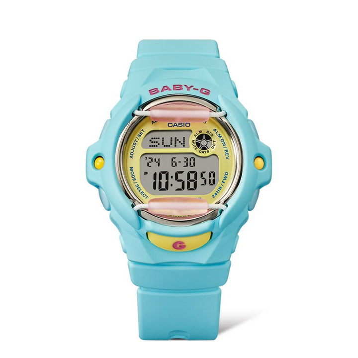 CASIO BABY-G BG-169PB-2DR DIGITAL BLUE WOMEN WATCH