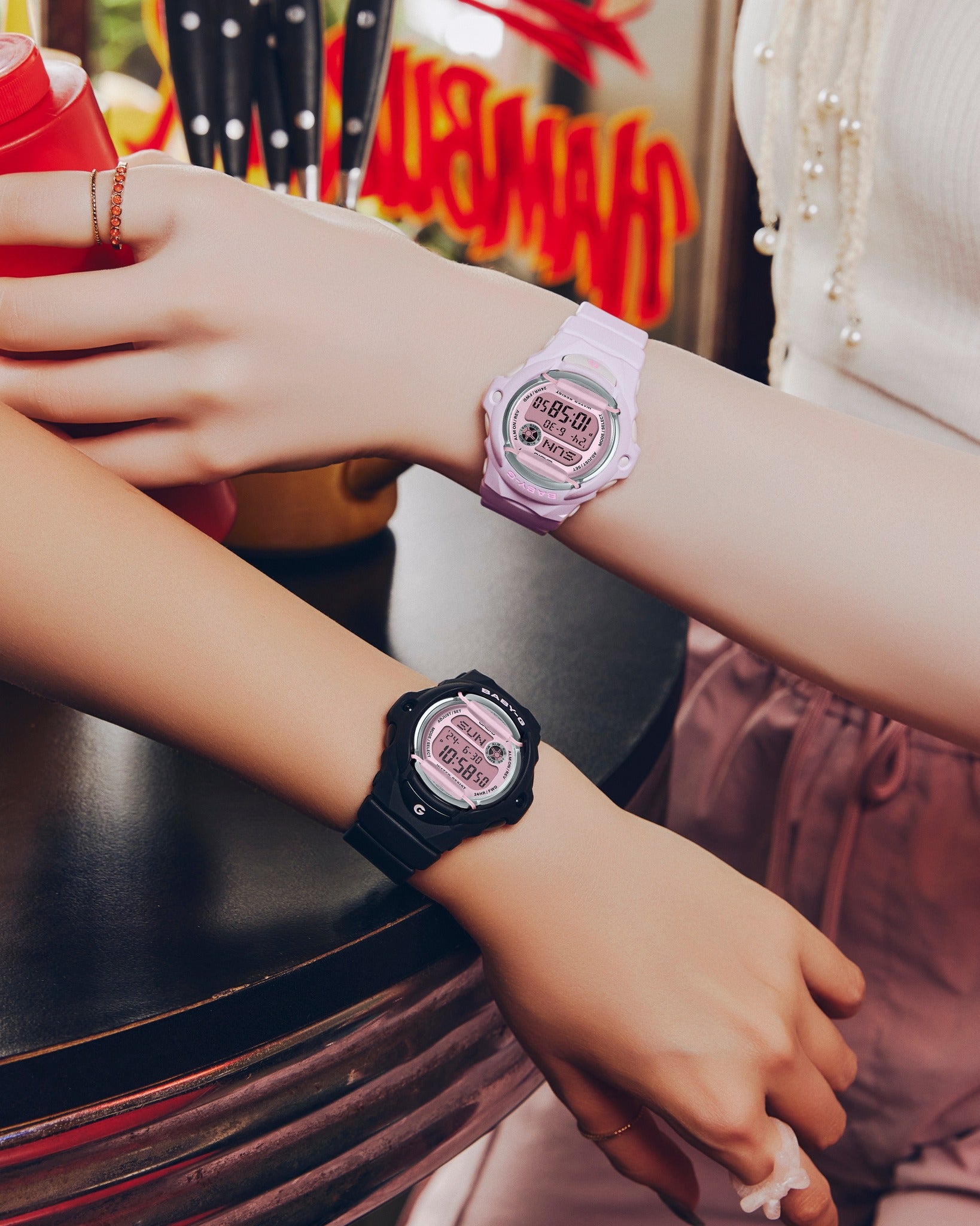 Casio Baby-G BG-169U-1CDR Digital Black Pink | City Chain – City