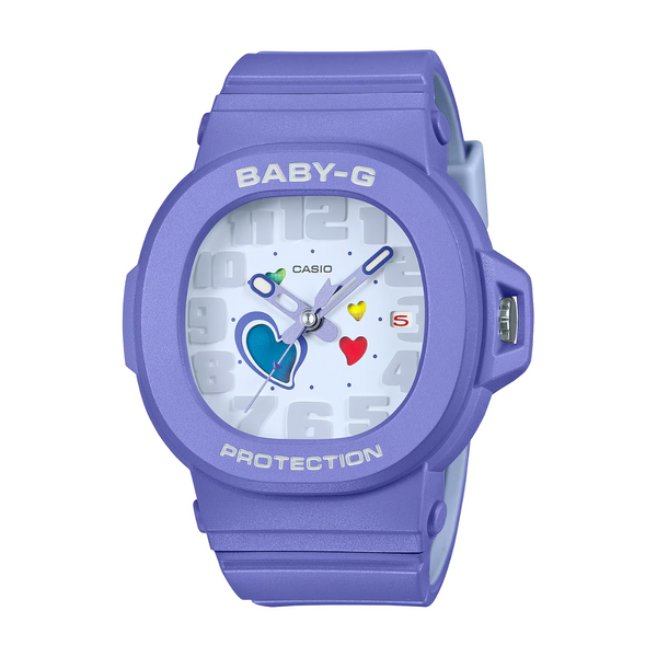 CASIO BABY-G BGA-10-6ADR PLAYFUL HEARTS ANALOG WOMEN WATCH