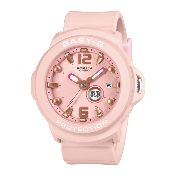 CASIO BABY-G BGA-15K-4ADR BABY-G+ PLUS CONVERTIBLE ANALOG PINK WATCH
