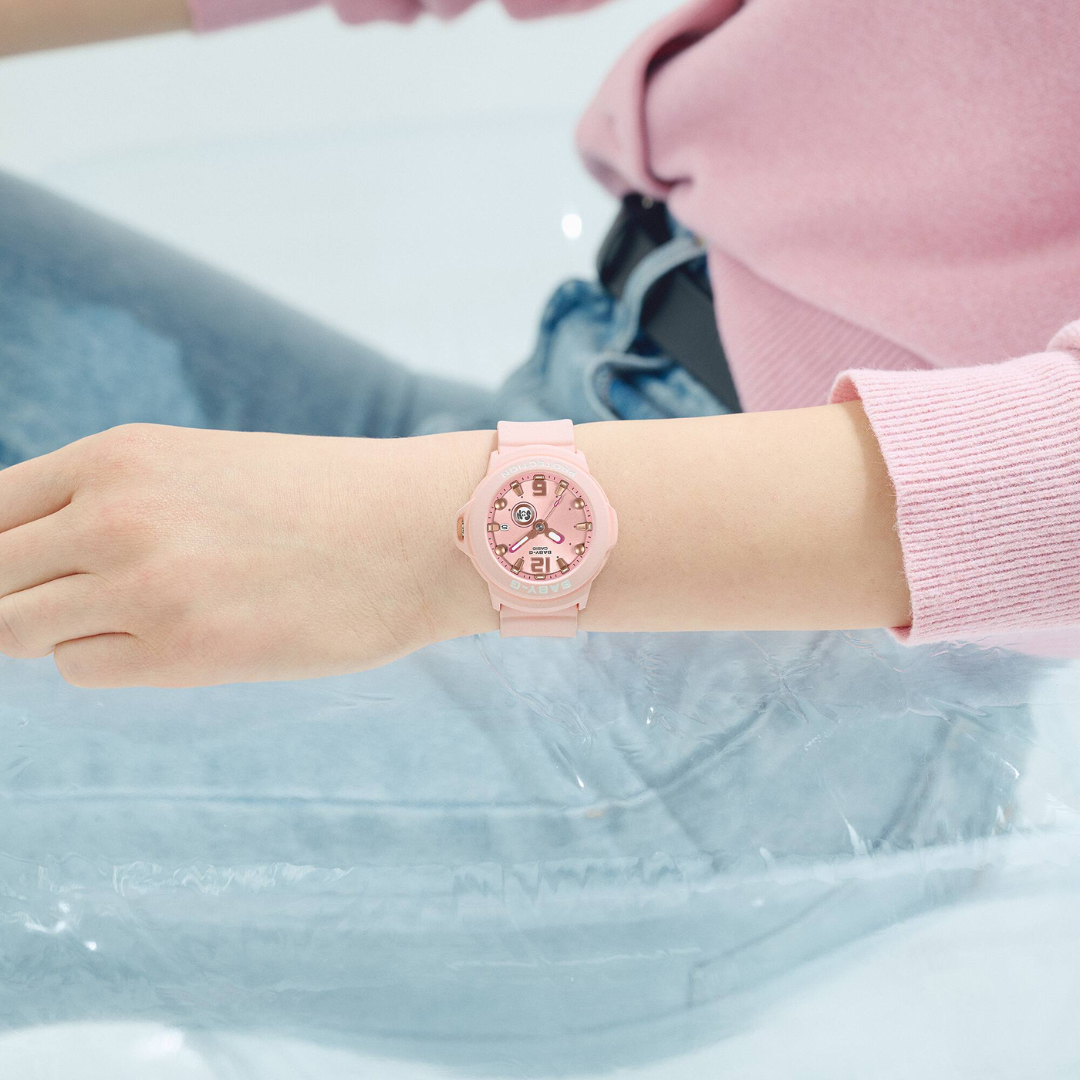 CASIO BABY-G BGA-15K-4ADR ANALOG PINK WOMEN WATCH
