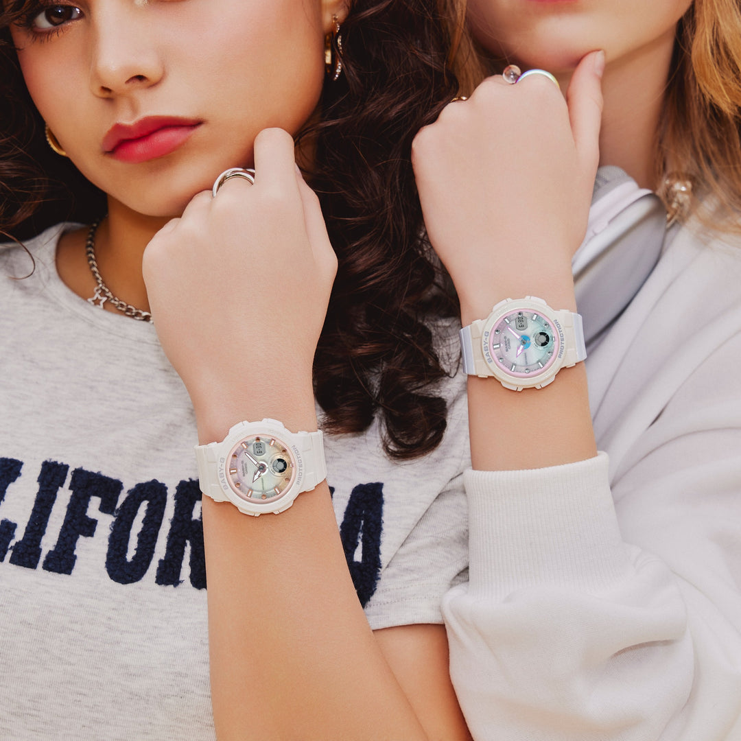 CASIO BABY-G BGA-250-7A2DR STANDARD ANALOG-DIGITAL WHITE WATCH