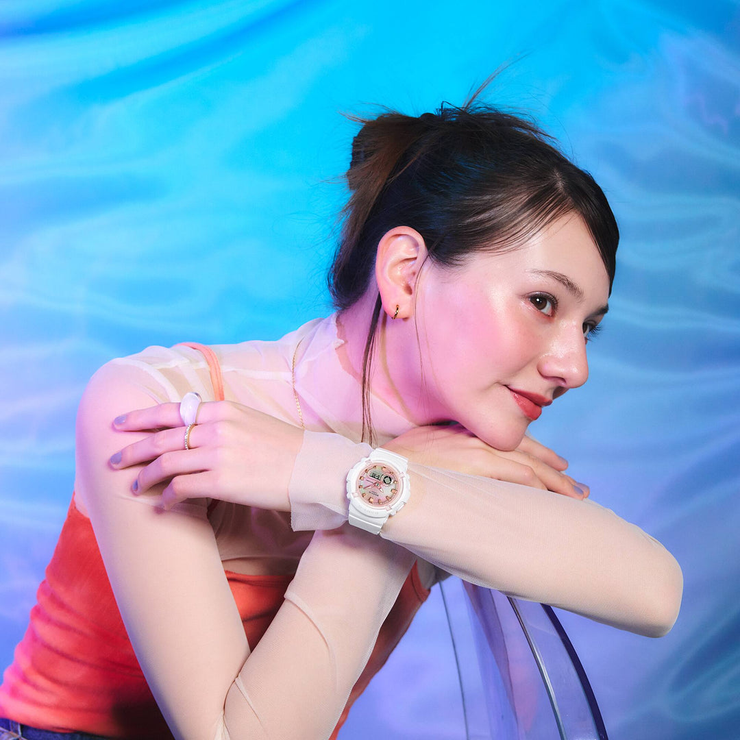 CASIO BABY-G BGA-280TD-7ADR STANDARD ANALOG-DIGITAL WHITE WOMEN WATCH