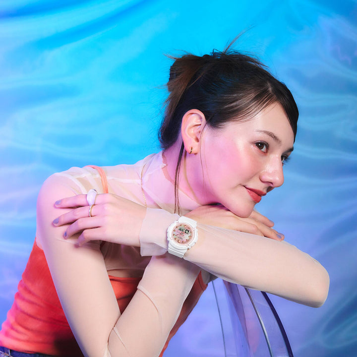 CASIO BABY-G BGA-280TD-7ADR STANDARD ANALOG-DIGITAL WHITE WOMEN WATCH