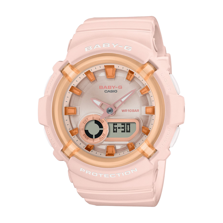 CASIO BABY-G BGA-280SW-4ADR STANDARD ANALOG-DIGITAL CORAL PINK WATCH