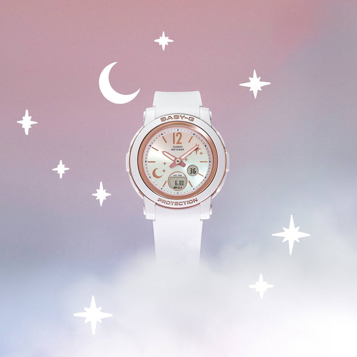 CASIO BABY-G BGA-290DS-7ADR WHITE WOMEN WATCH