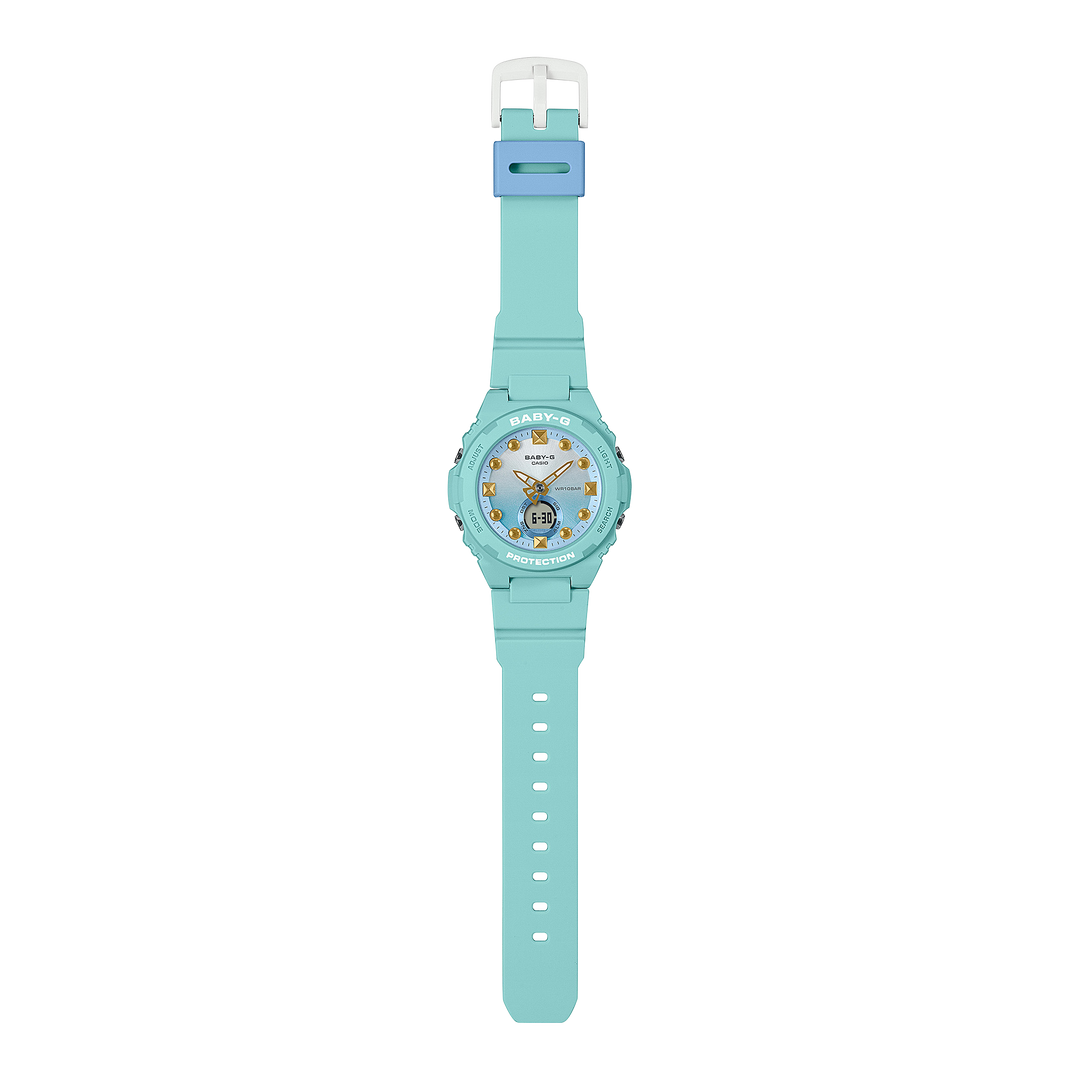 CASIO BABY G BGA 320 3ADR MINT LAGOON WOMEN WATCH CITY CHAIN