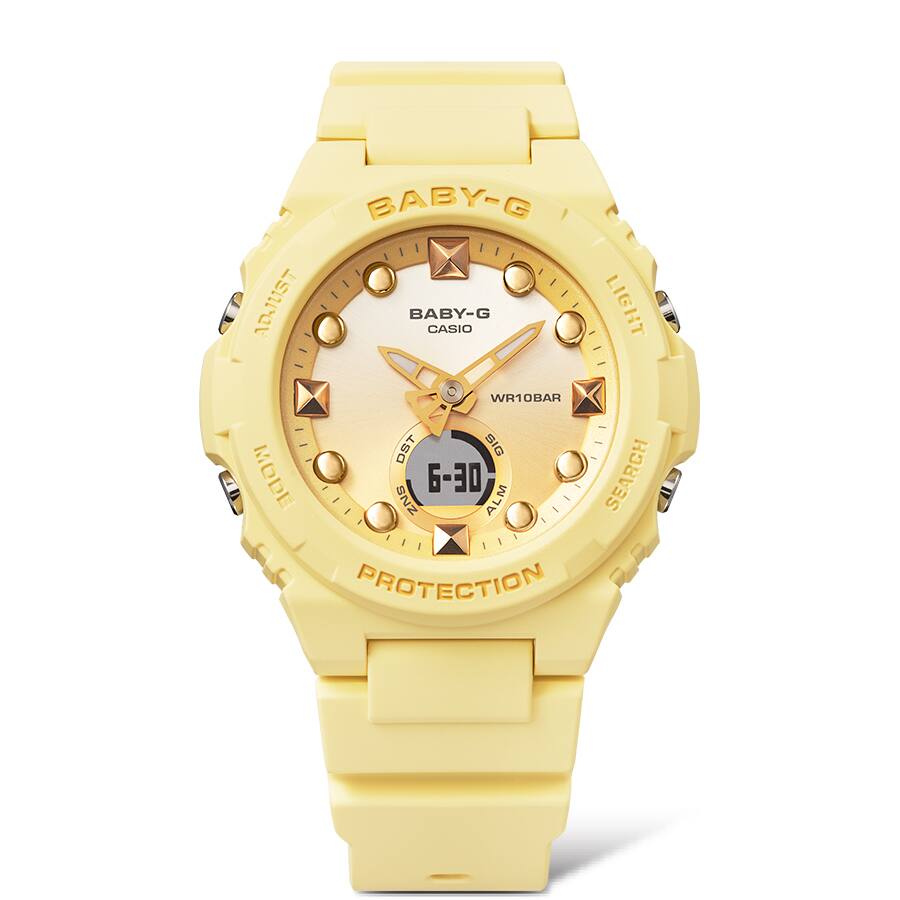 CASIO BABY-G BGA-320-9ADR YELLOW WOMEN WATCH