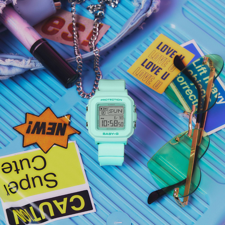 CASIO BABY-G BGD-10-3DR DIGITAL GREEN WOMEN WATCH