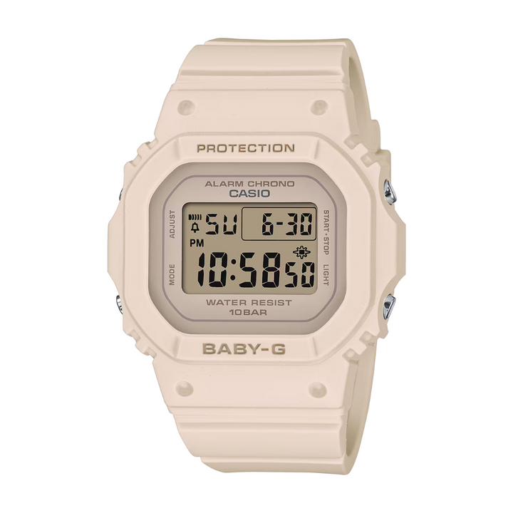 CASIO BABY-G BGD-565-4DR STANDARD DIGITAL BEIGE WATCH