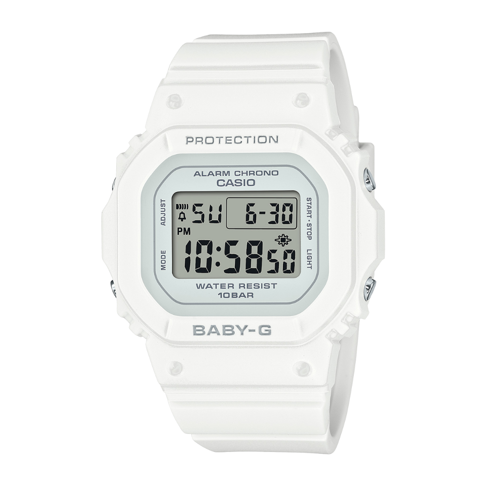 CASIO BABY-G BGD-565-7DR STANDARD DIGITAL WHITE WATCH