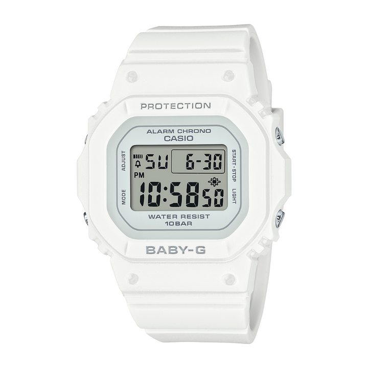 CASIO BABY-G BGD-565-7DR STANDARD DIGITAL WHITE WATCH