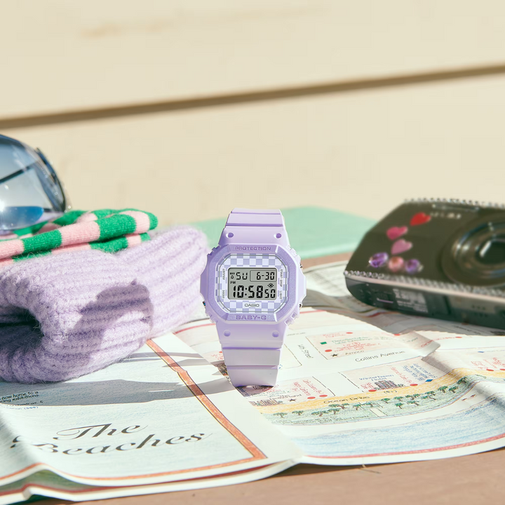 CASIO BABY-G BGD-565GS-6DR STANDARD DIGITAL PURPLE WOMEN WATCH