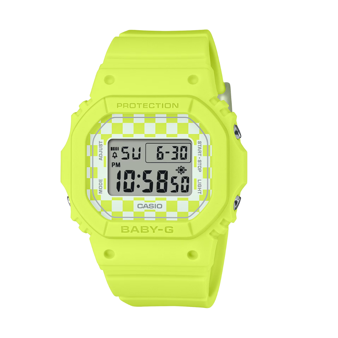 CASIO BABY-G BGD-565GS-9DR STANDARD DIGITAL YELLOW WATCH