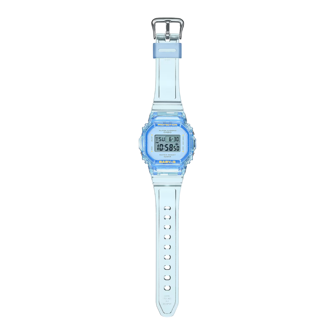 CASIO BABY-G BGD-565SJ-2DR SUMMER JELLY COLORS DIGITAL BLUE WOMEN WATCH