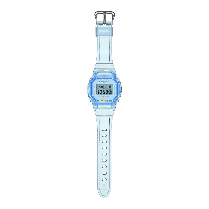 CASIO BABY-G BGD-565SJ-2DR SUMMER JELLY COLORS DIGITAL BLUE WOMEN WATCH