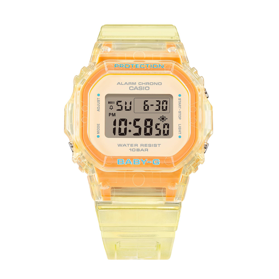 Casio Baby-G BGD-565SJ-9DR Yellow Digital Women Watch City Chain