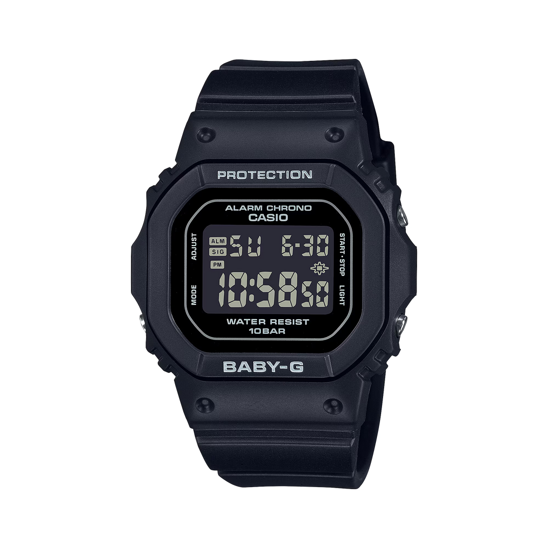 CASIO BABY-G BGD-565U-1DR STANDARD DIGITAL BLACK WATCH