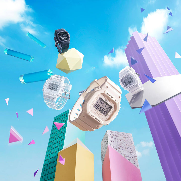 CASIO BABY-G BGD-565S-7DR STANDARD DIGITAL TRANSPARENT WATCH