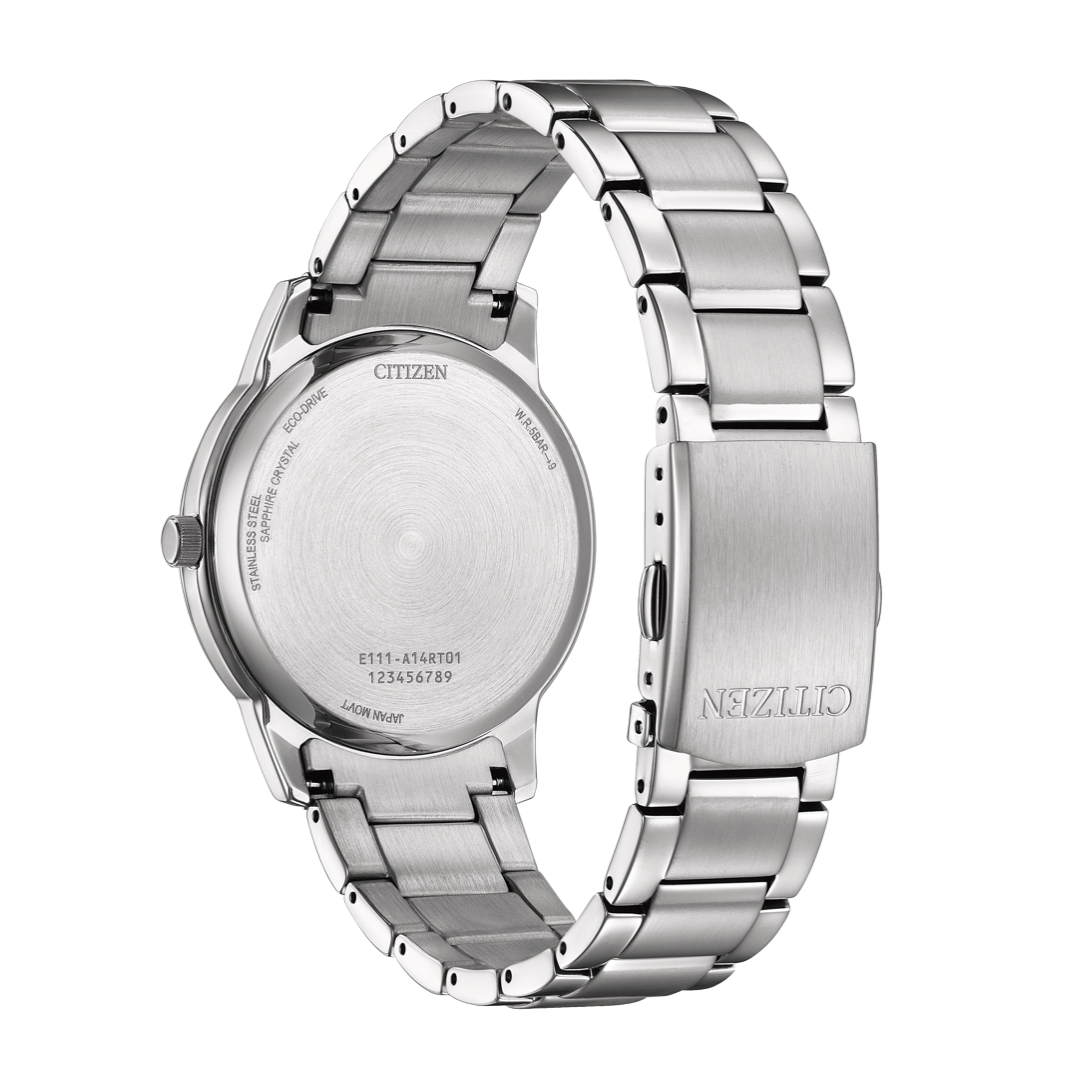 Citizen BM6978-93E Caliber E111 solar 6-month power reserve modern styling