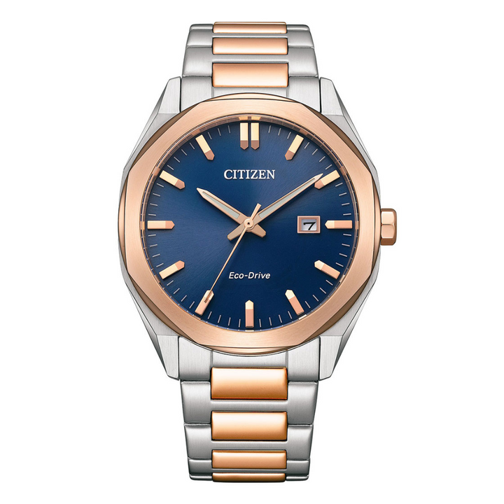 CITIZEN BM7606-84L ECO-DRIVE TWO TONE STAINLESS STEEL MEN WATCH