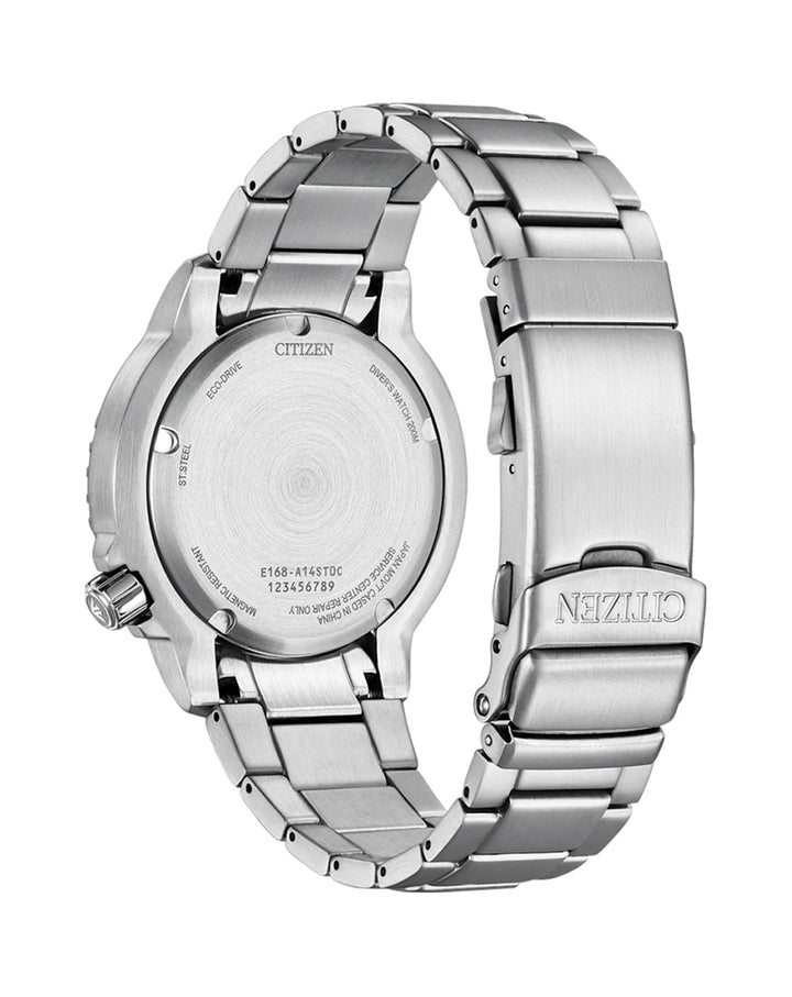 CITIZEN BN0165-55L PROMASTER ECO-DRIVE 200M DIVER MEN WATCH