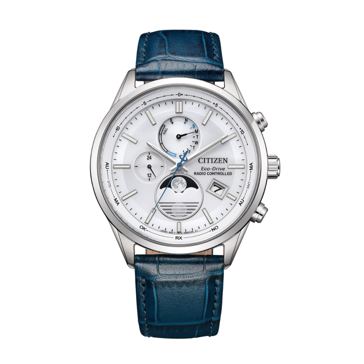 Citizen BY1030-09A Eco-Drive moon phase radio controlled perpetual calendar world time sapphire 100m